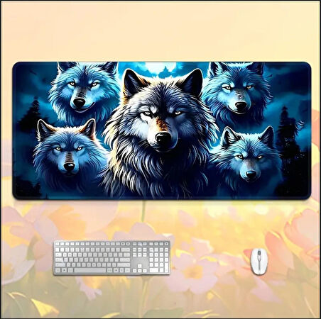 70X30 CM 5 KURT TASARIMI KAYDIRMAZ TABAN SPEED YÜZEY OYUNCU MOUSE PAD GAMİNG