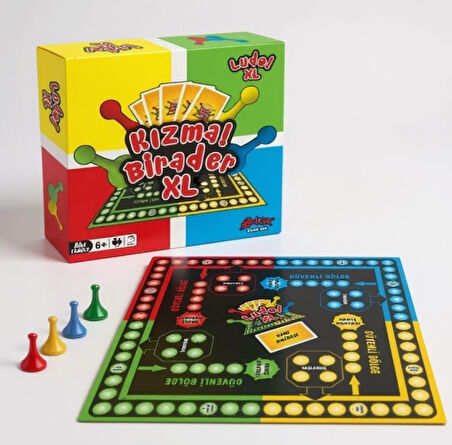 Kızma Birader XL - Aile ve Çocuklar İçin Büyük Boy Eğlenceli Strateji ve Zeka Oyunu