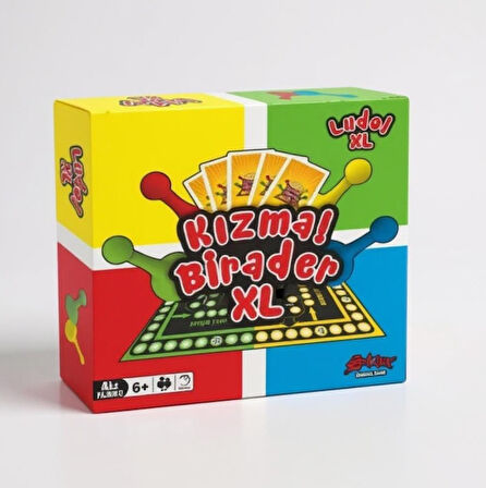 Kızma Birader XL - Aile ve Çocuklar İçin Büyük Boy Eğlenceli Strateji ve Zeka Oyunu