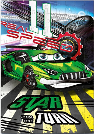 Star Puzzle 2x100 Parça Çocuk Puzzle (6 Yaş ve Üzeri) - Star Ralli