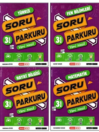 3. Sınıf Yeni Nesil Soru Parkuru Seti 4 Kitap