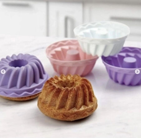 6lı silikon kek kalıbı 