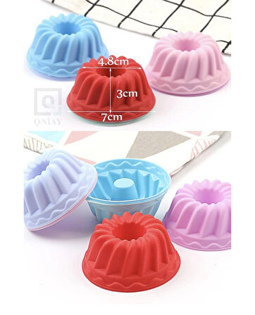 6lı silikon kek kalıbı 