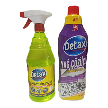 Ultra Yağ ve Kir Sökücü 1000ml + Yağ Çözücü 1000gr