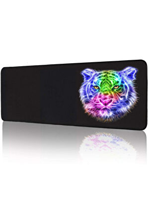 Kaplan 70x30 Cm Speed Kaymaz Taban Dikişli Oyuncu Gaming Mouse Pad