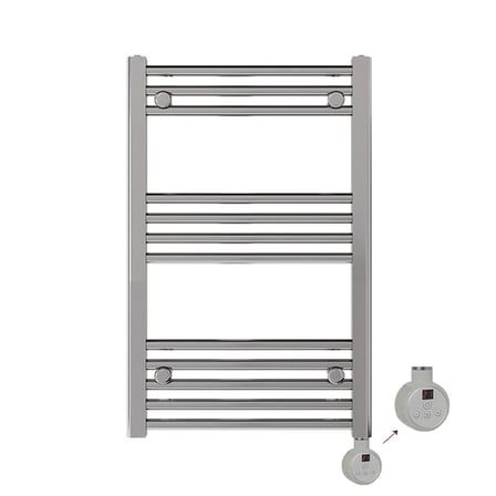 ANGORA Dijital Termostatlı Elektrikli Krom Havlupan 50 X 70 cm (Sağ)