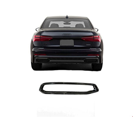 Vag Arka Egzoz Kapagı Sag S-Line Siyah A6 20> - Vortex V3613243