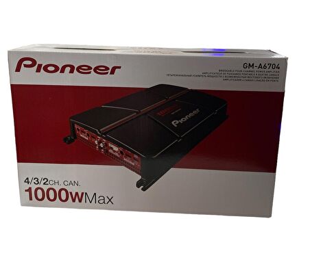 PİONEER GM-A6704 4 KANAL OTO AMFİ 4X60W