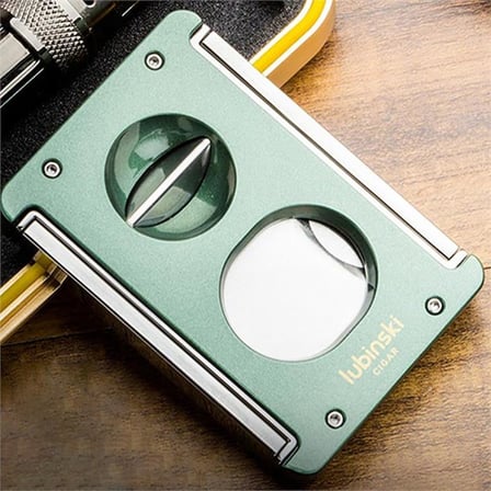 Lubinski Sehpalı-Delicili Premium Puro Kesici Lazer Bıçak Double Cutter Yeşil(60Ring)