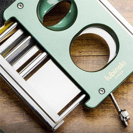Lubinski Sehpalı-Delicili Premium Puro Kesici Lazer Bıçak Double Cutter Yeşil(60Ring)
