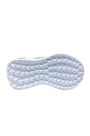 Callion 02-21 Işıklı Deri Cırtlı Patik Çocuk Sneaker Siyah Buz