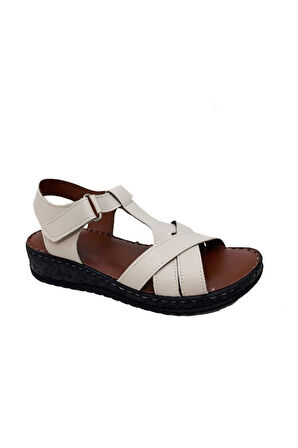 Caprito 8613 Deri Trend Fashion Kadın Sandalet