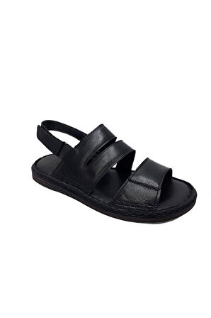 Esba 209 Hakiki Deri Anatomik Erkek Sandalet