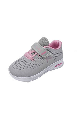 New Hunter 230 Anarok Çocuk Sneakers Ayakkabı 26-30 Buz Beyaz Toz Pembe