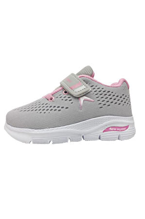 New Hunter 230 Anarok Çocuk Sneakers Ayakkabı 26-30 Buz Beyaz Toz Pembe