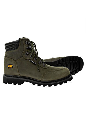 Caterpillar Grıdıron WP Hakiki Deri Bot 40-45 Olive Crazy Deri