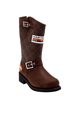 Harley Davidson Laconıa 644 Hakiki Deri Bot 36-40 Brown Nubuk