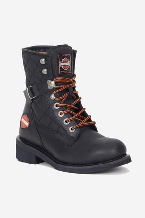 Harley Davidson New Worker Hakiki Yağlı Deri Bot 36-40 Black