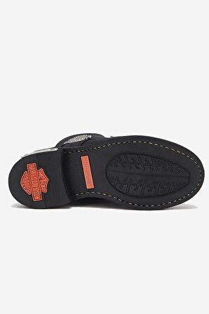 Harley Davidson Gibson Hakiki Nubuk Deri Bot 40-48 Black Nubuk