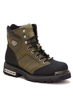 Harley Davidson Clemente Hakiki Deri Bot 40-45 Grey Crazy Deri