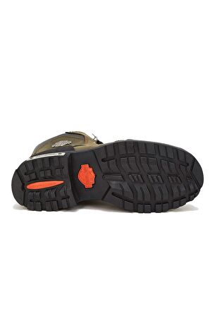 Harley Davidson Clemente Hakiki Deri Bot 40-45 Grey Crazy Deri