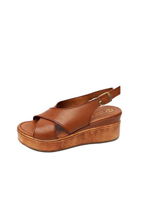 Freefour 0010 Hakiki Deri Fashion Kadın Sandalet
