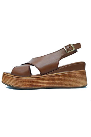 Freefour 0010 Hakiki Deri Fashion Kadın Sandalet