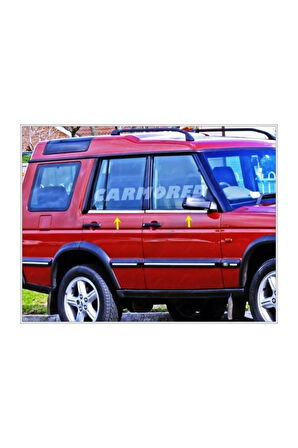Land Rover Discovery 2 Krom Cam Çıtası 4 Parça 1998-2004 Arası Paslanmaz Çelik