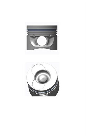 Mercedes Piston + Segman 0,50mm (om602.9, 89,5mm) W210 96>99 W461 97> Sprinter 96>06 - Goetze 87-70458050