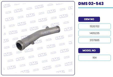 Scanıa Truck Egzoz Manıfoldu L Uzun Boru  Scanıa P G R T 164 - Demosan 02-543