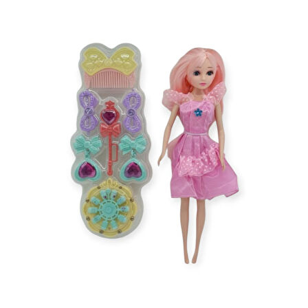 Prenses Bebek Makyaj Seti - Pembe