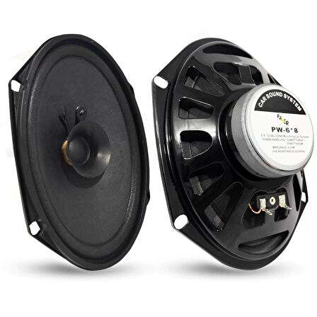 OTO HOPARLÖR OVAL 6X8 100W 1 ADET ORJİNAL PAWER PW-6X8
