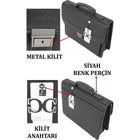 Laptop Evrak Çantası El Omuz Askılı Deri Laptop Evrak Çantası