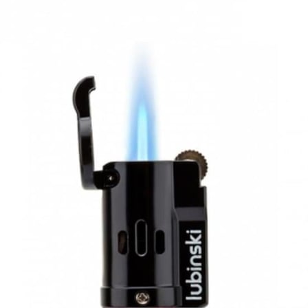 Lubinski Cigar Basic Slim Tek Torch Puro Çakmağı Sarı