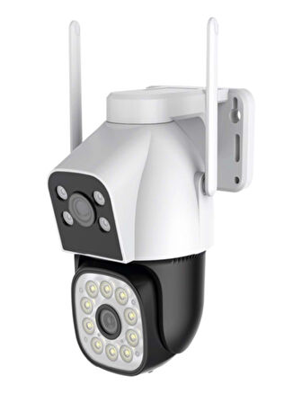 6Mp ( 3+3 ) WİFİ 2 Kameralı Kablosuz Güvenlik Kamerası