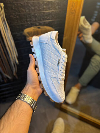 Knack Günlük Ayakkabı 002 Kapitone Beyaz