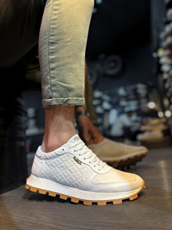 Knack Günlük Ayakkabı 002 Kapitone Beyaz