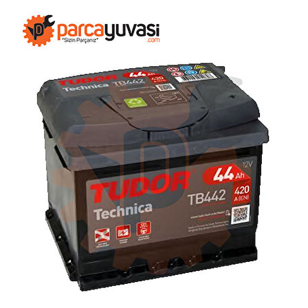Aku Aku 12v 44 Ah 420a Lb1 (207×175×175) Alcak - Tudor Tb442