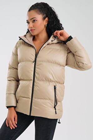Rodi Kadın Mont Kapüşonlu Şişme 4128 RD23KB234128