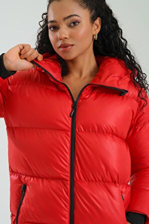 Rodi Kadın Mont Kapüşonlu Şişme 4128 RD23KB234128