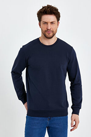 Rodi Bisiklet Yaka Basic  İnce Mevsimlik  Sweatshirt RD23YE581001