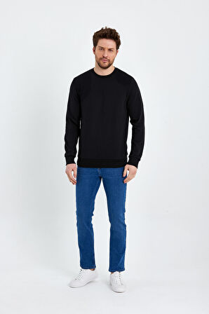 Rodi Bisiklet Yaka Basic  İnce Mevsimlik  Sweatshirt RD23YE581001