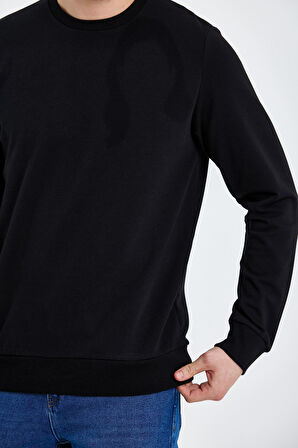 Rodi Bisiklet Yaka Basic  İnce Mevsimlik  Sweatshirt RD23YE581001