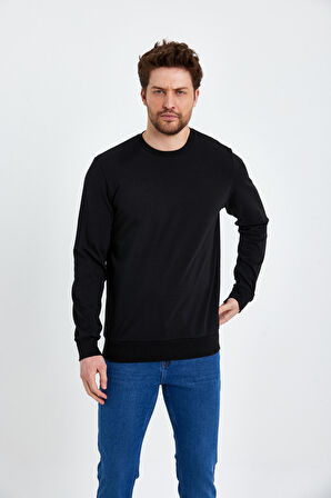 Rodi Bisiklet Yaka Basic  İnce Mevsimlik  Sweatshirt RD23YE581001