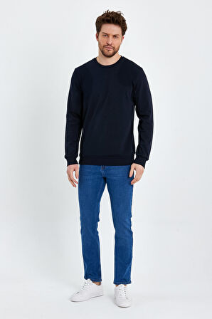 Rodi Bisiklet Yaka Basic  İnce Mevsimlik  Sweatshirt RD23YE581001