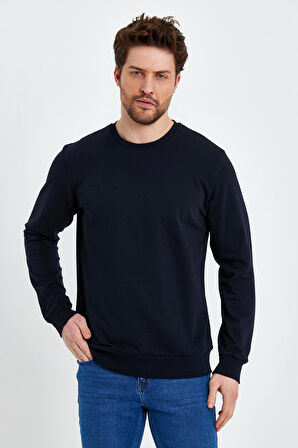 Rodi Bisiklet Yaka Basic  İnce Mevsimlik  Sweatshirt RD23YE581001
