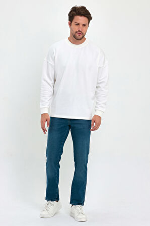 Rodi 3 İplik Şardonsuz Bisiklet Yaka Sweatshirt RD24KE055407