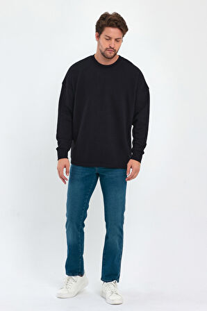 Rodi 3 İplik Şardonsuz Bisiklet Yaka Sweatshirt RD24KE055407