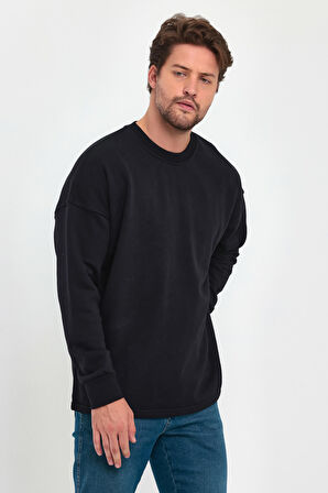 Rodi 3 İplik Şardonsuz Bisiklet Yaka Sweatshirt RD24KE055407