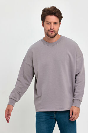 Rodi 3 İplik Şardonsuz Bisiklet Yaka Sweatshirt RD24KE055407
